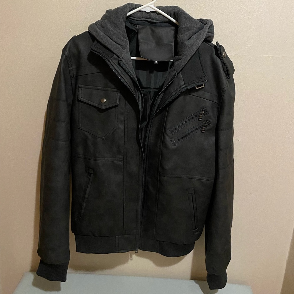 Faux Leather Jacket